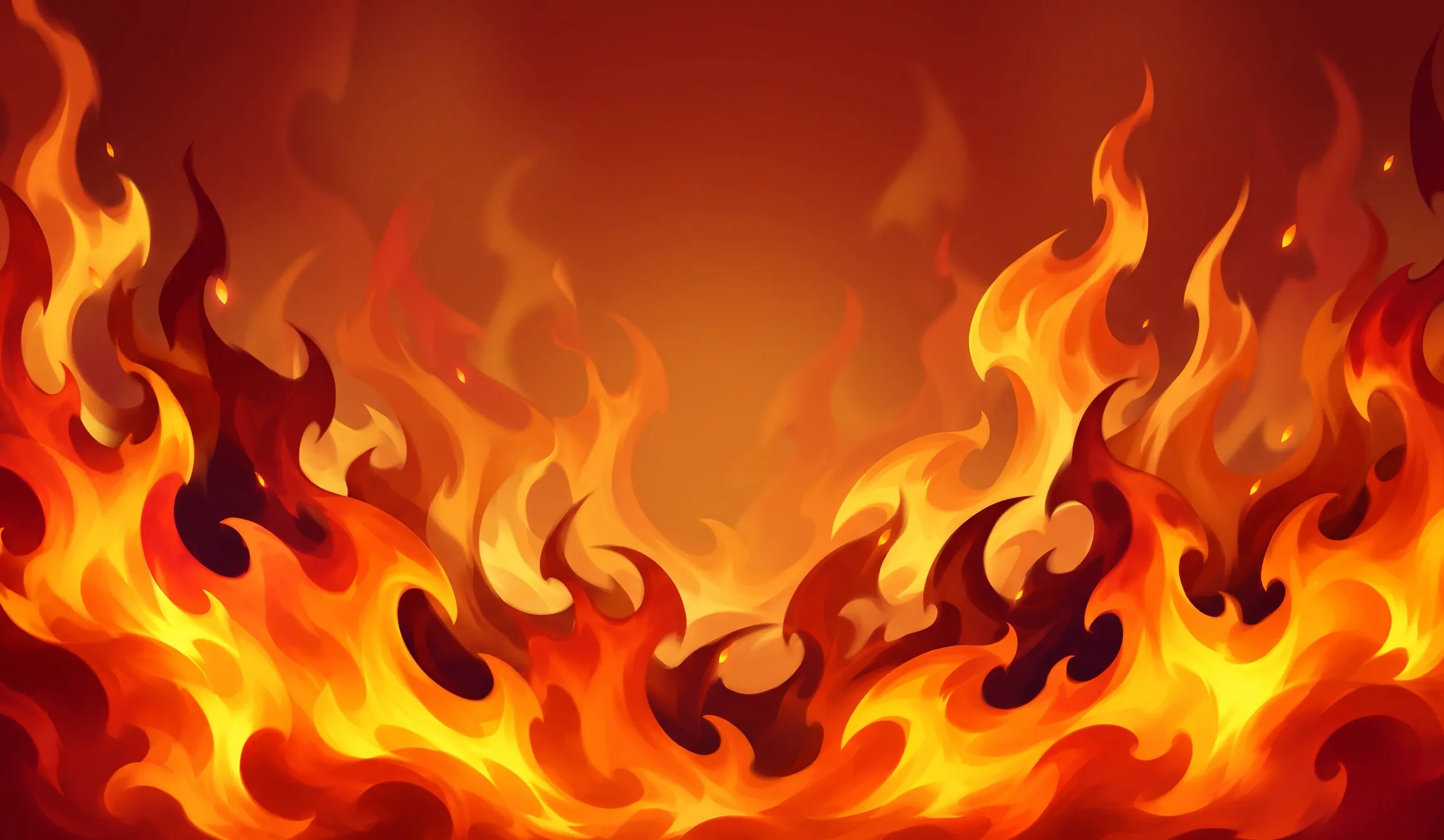 Lucky Burn tablet action banner background