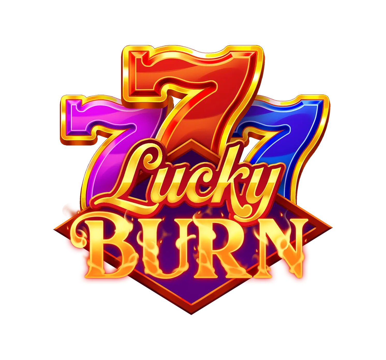 Lucky Burn desktop action banner character