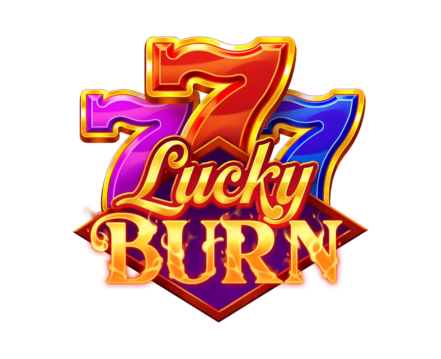 Lucky Burn tablet action banner character
