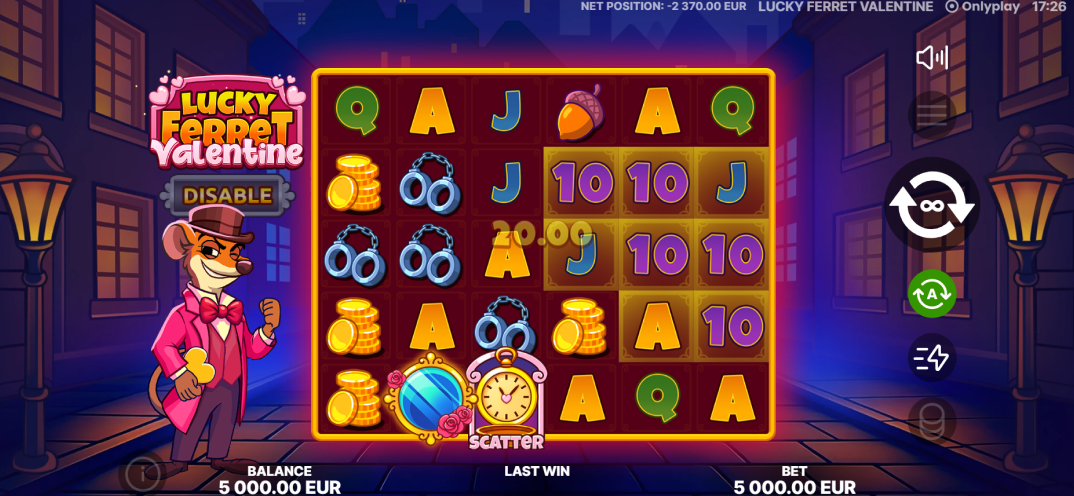 Lucky Ferret Valentine gameplay screenshot 2