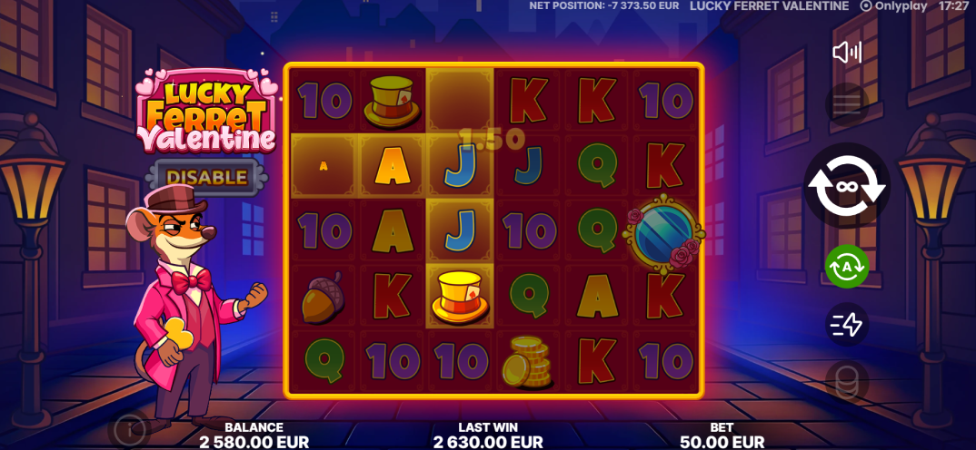 Lucky Ferret Valentine gameplay screenshot 3