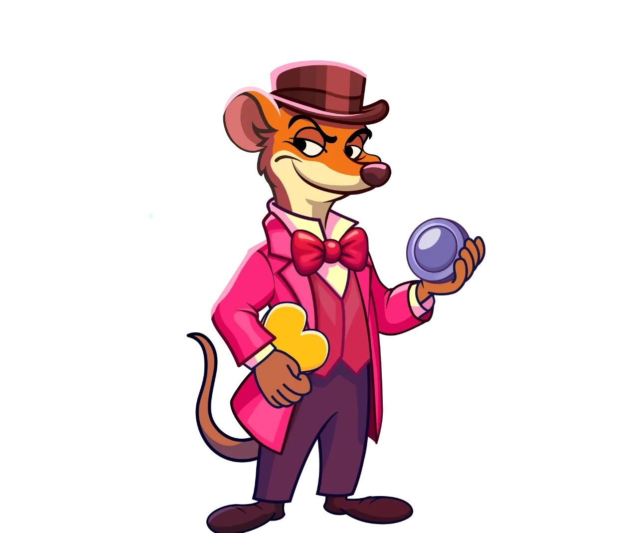 Lucky Ferret Valentine hero character