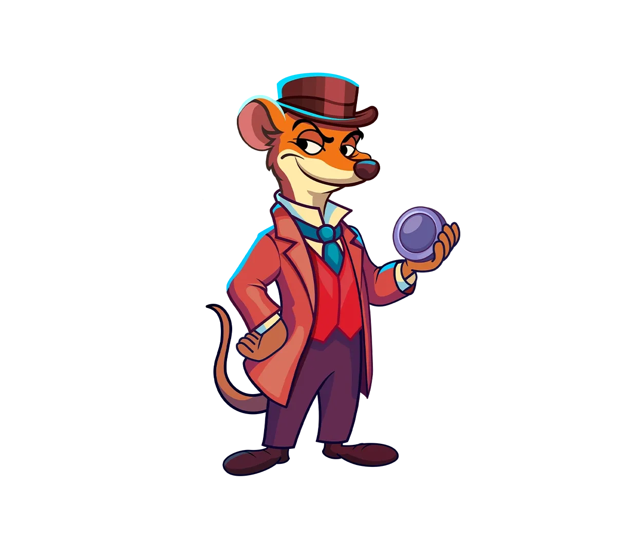 Lucky Ferret hero character