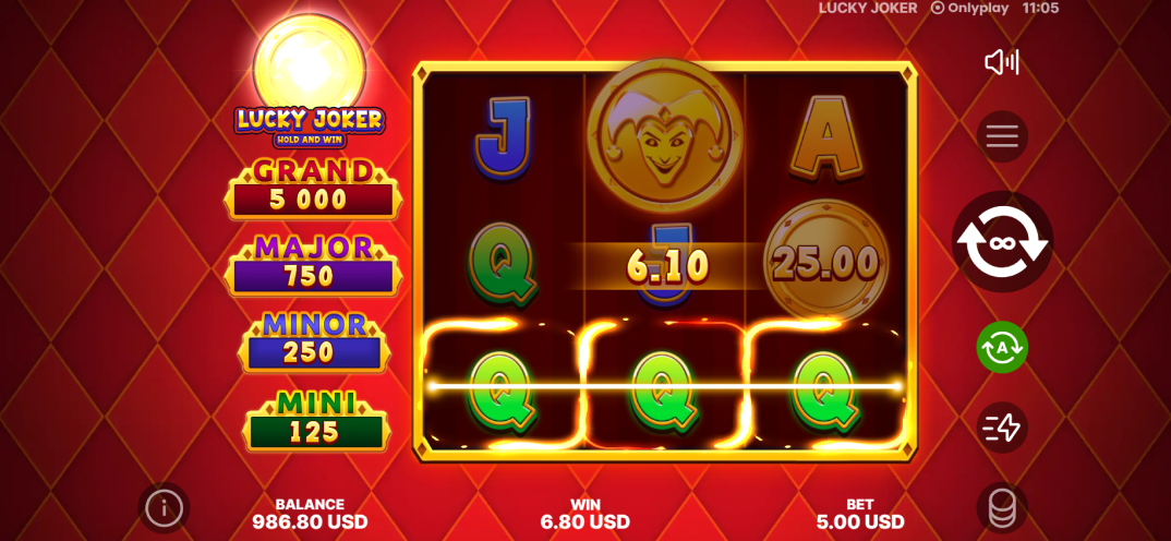 Lucky Joker: Hold and Win gameplay screenshot 2