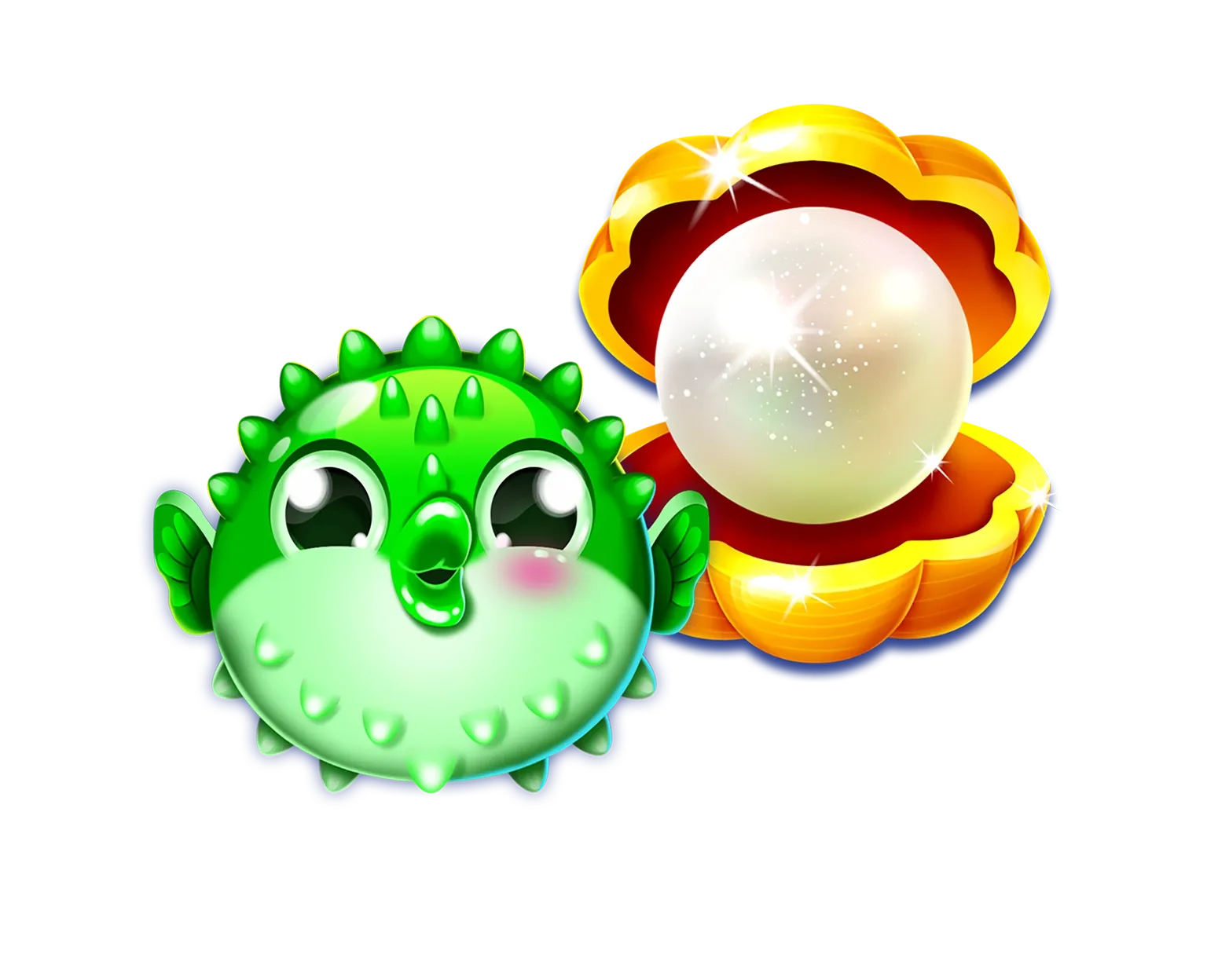 Lucky Ocean tablet action banner character
