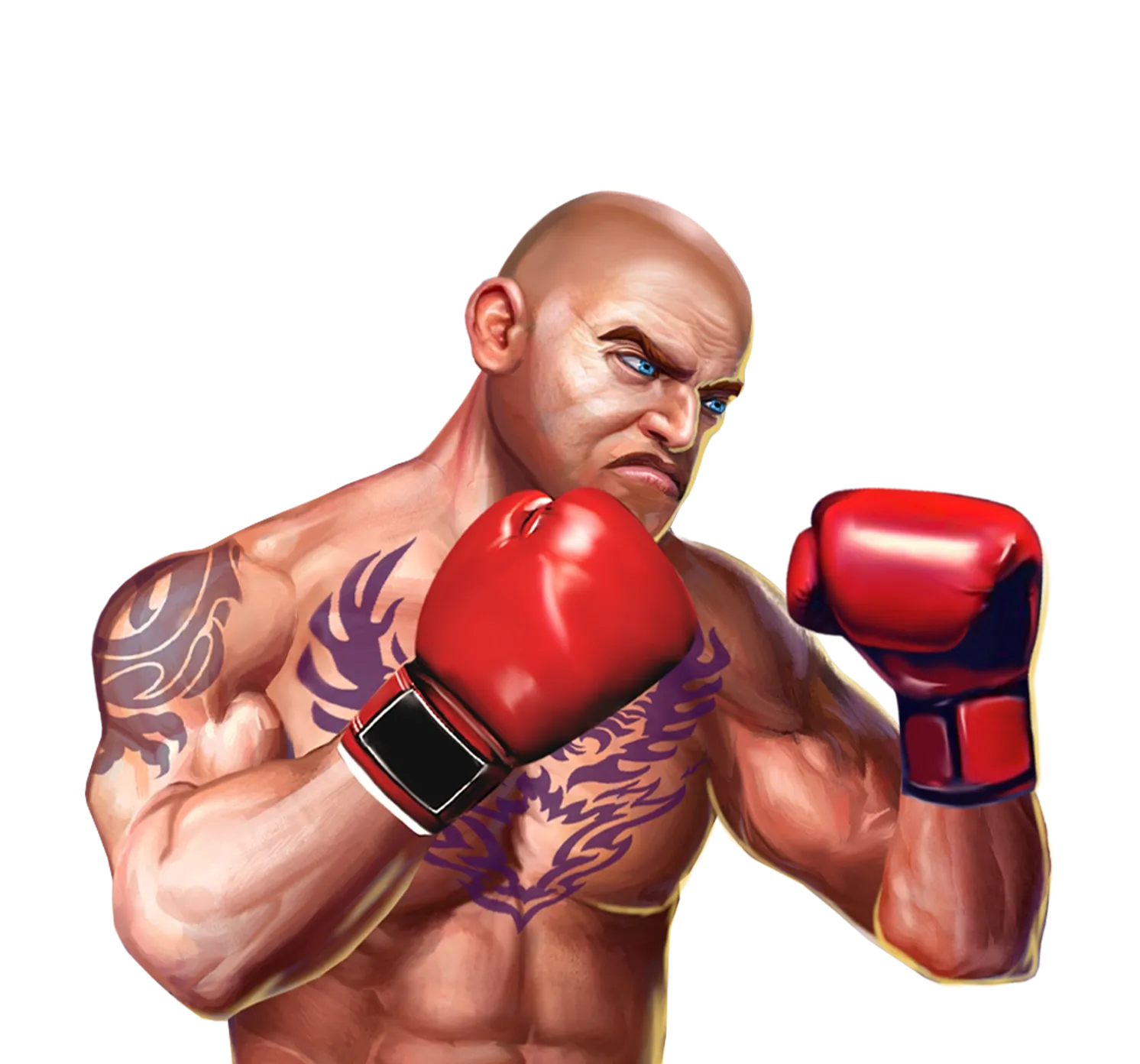 Lucky Punch desktop action banner character