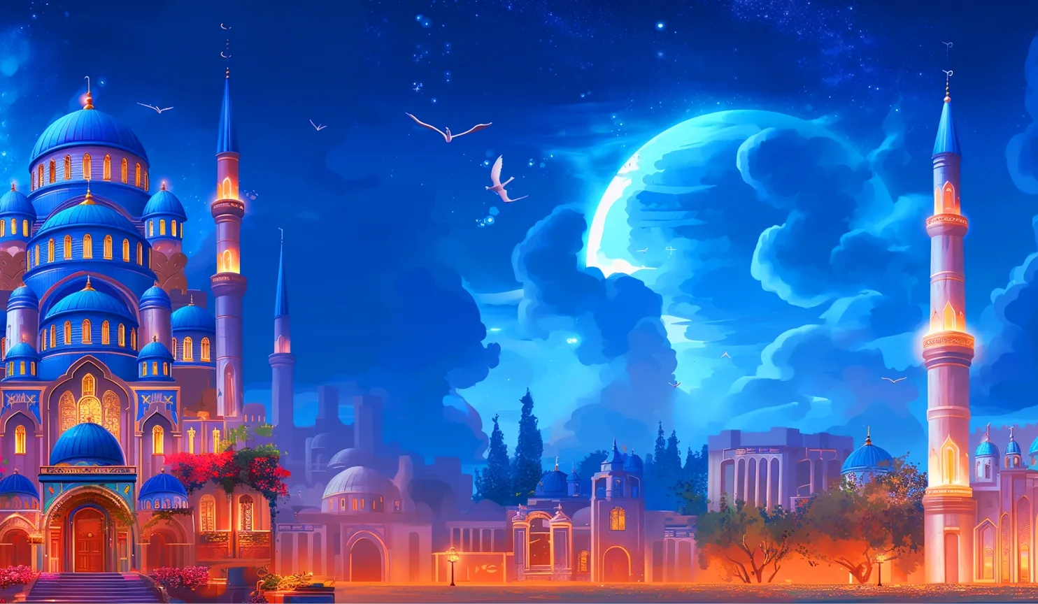 Magical Istanbul mobile action banner background