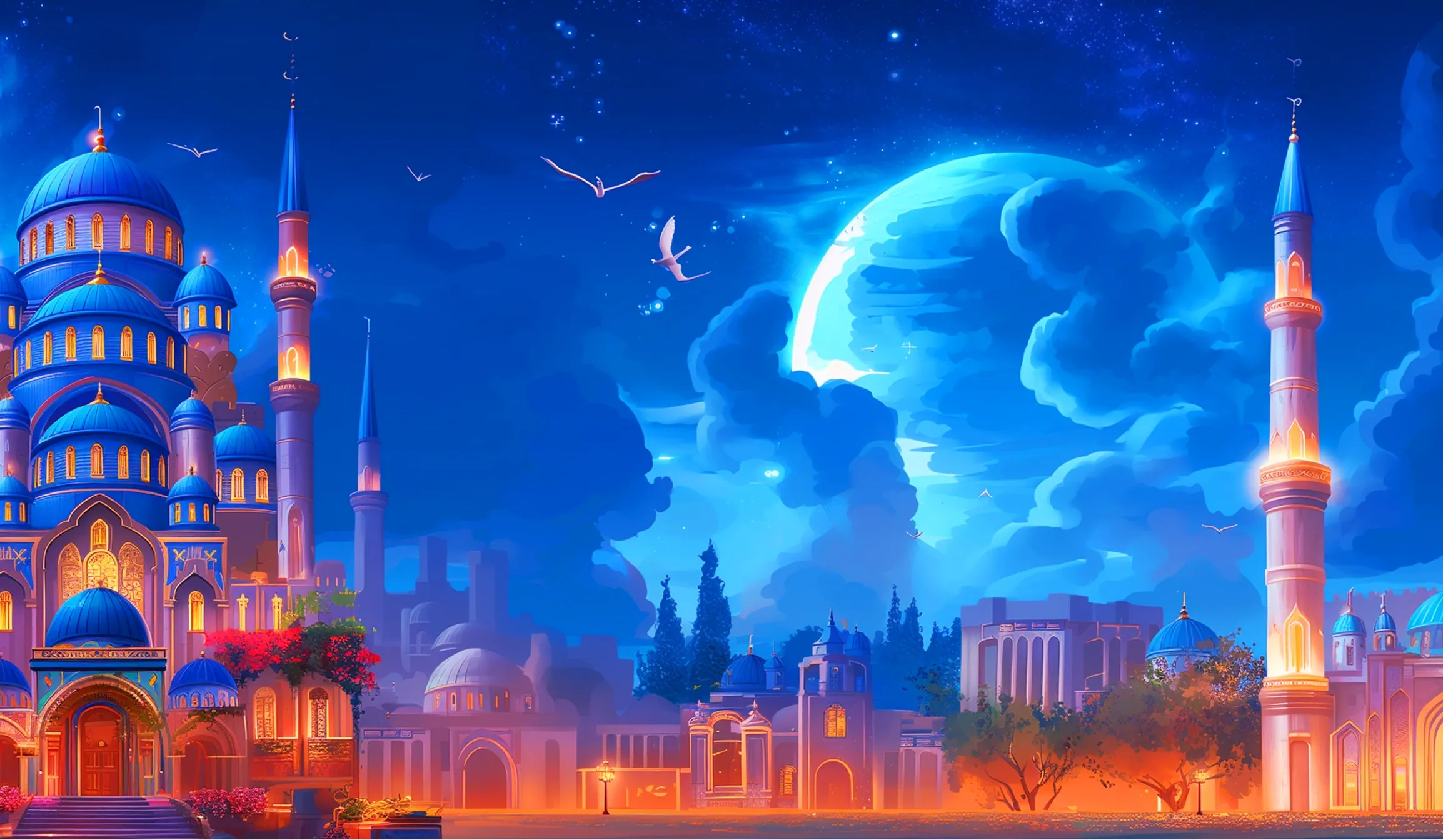 Magical Istanbul tablet action banner background