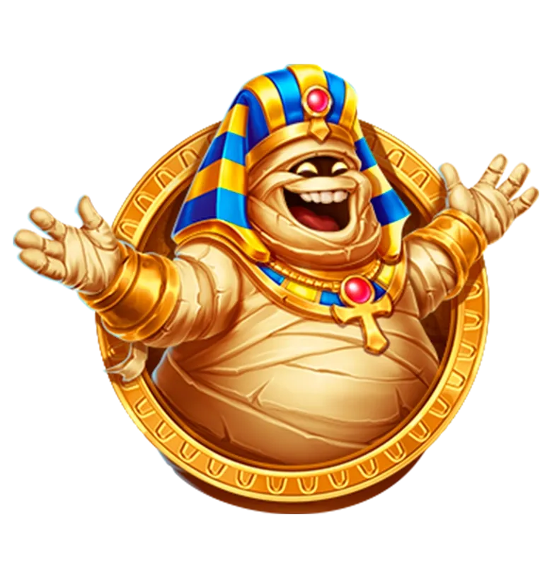 Mummy Сoins mobile action banner character