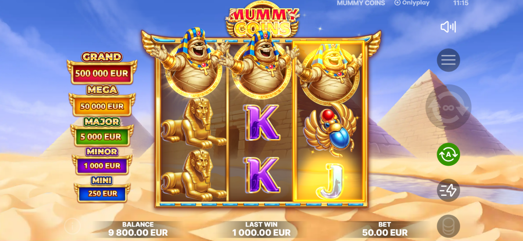 Mummy Сoins gameplay screenshot 3