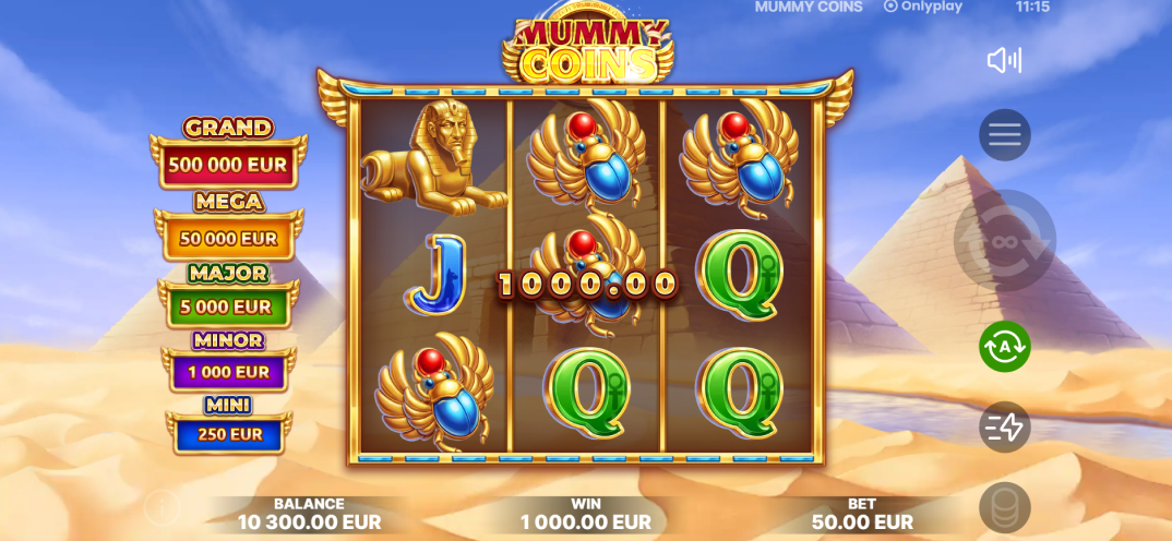 Mummy Сoins gameplay screenshot 4