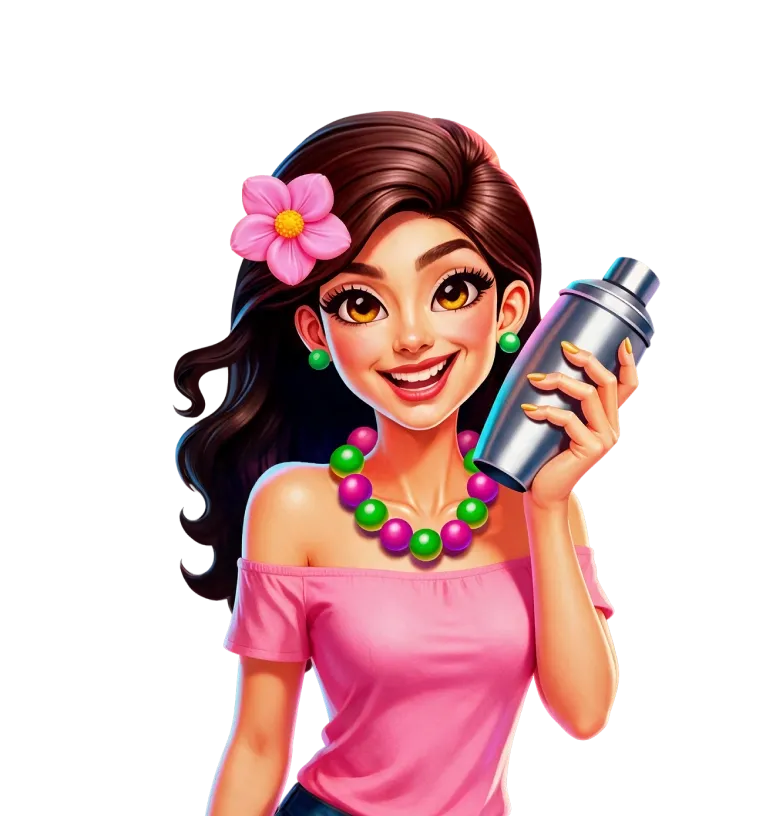 Party Juice mobile action banner character
