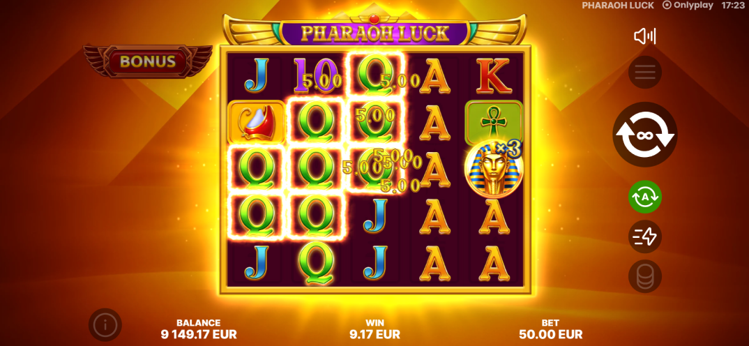 Pharaoh Luck gameplay screenshot 3