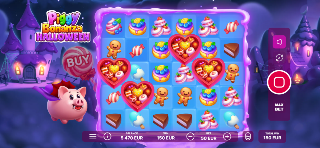 Piggy Bonanza Halloween gameplay screenshot 3