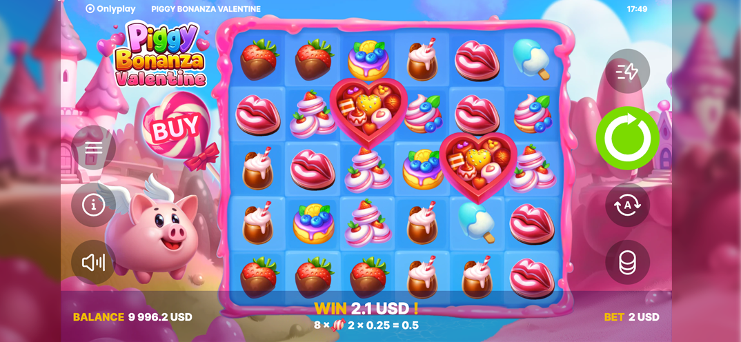 Piggy Bonanza Valentine gameplay screenshot 1