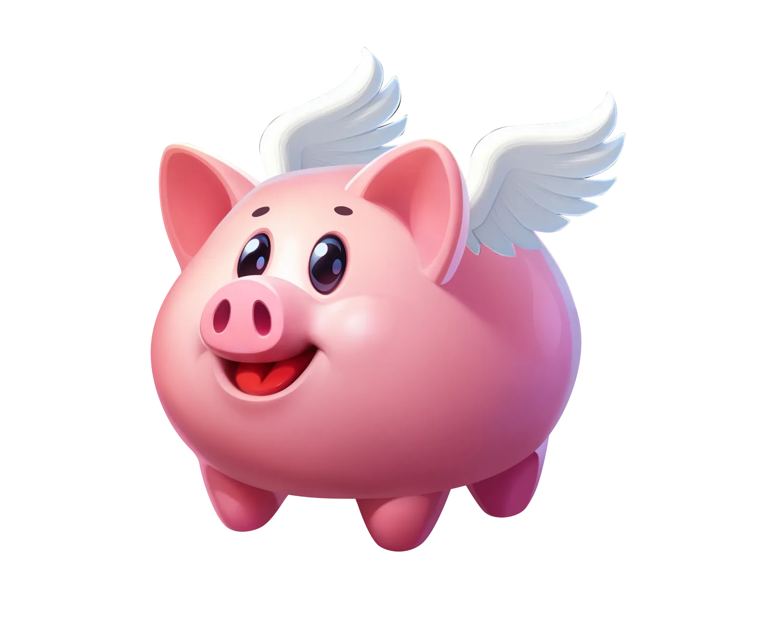 Piggy Bonanza Valentine tablet action banner character