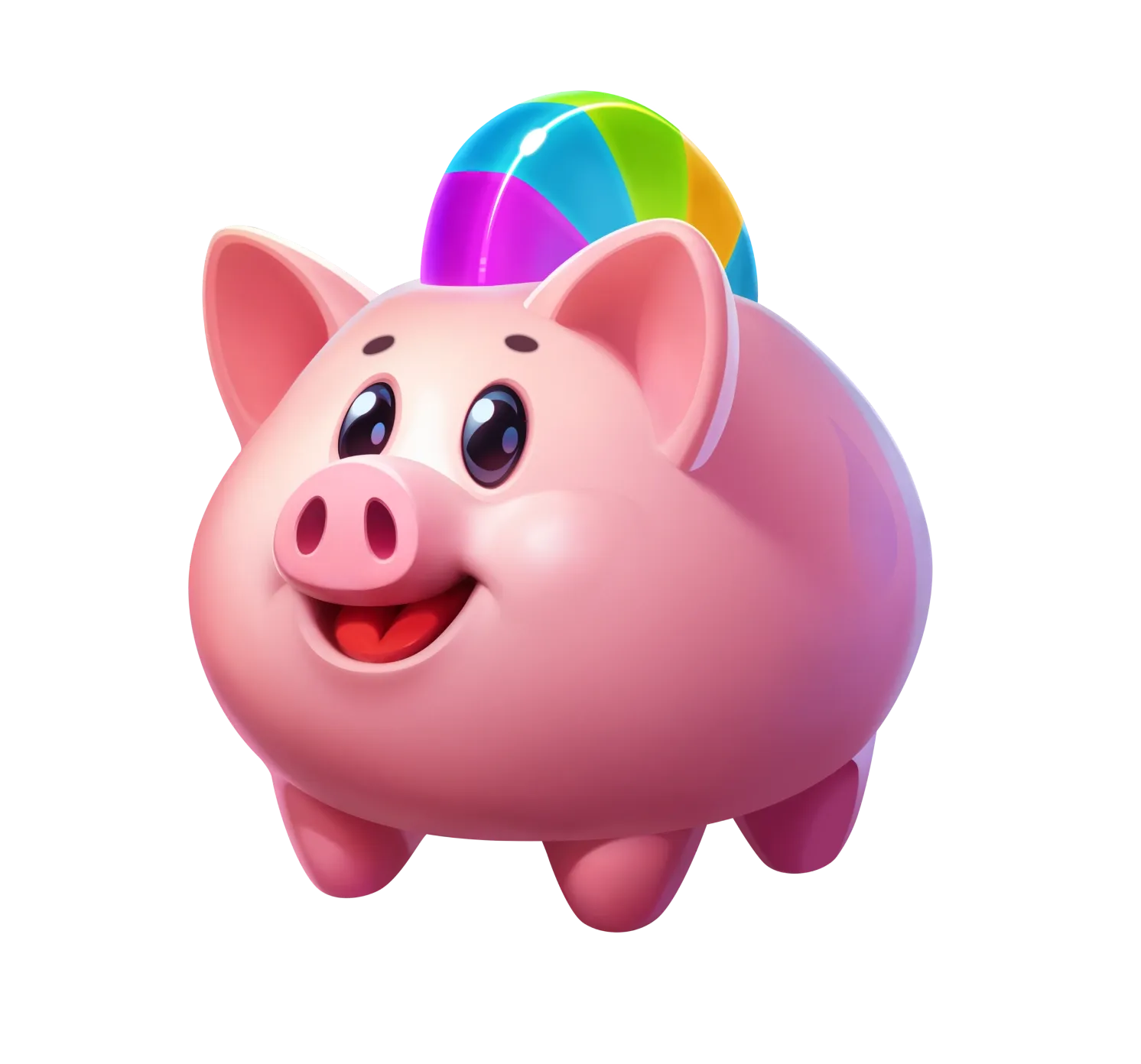 Piggy Bonanza desktop action banner character