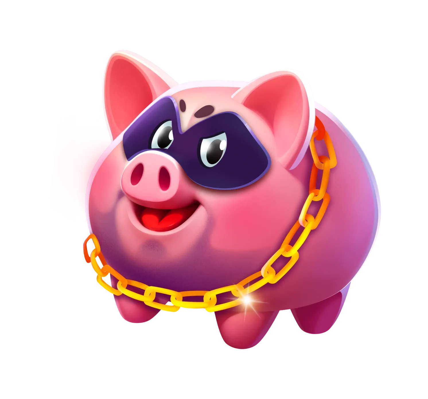 Piggy Thief desktop action banner character
