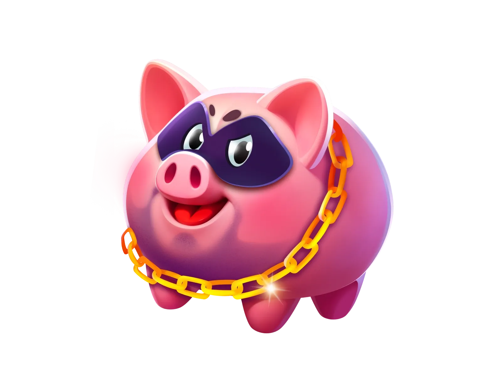 Piggy Thief tablet action banner character