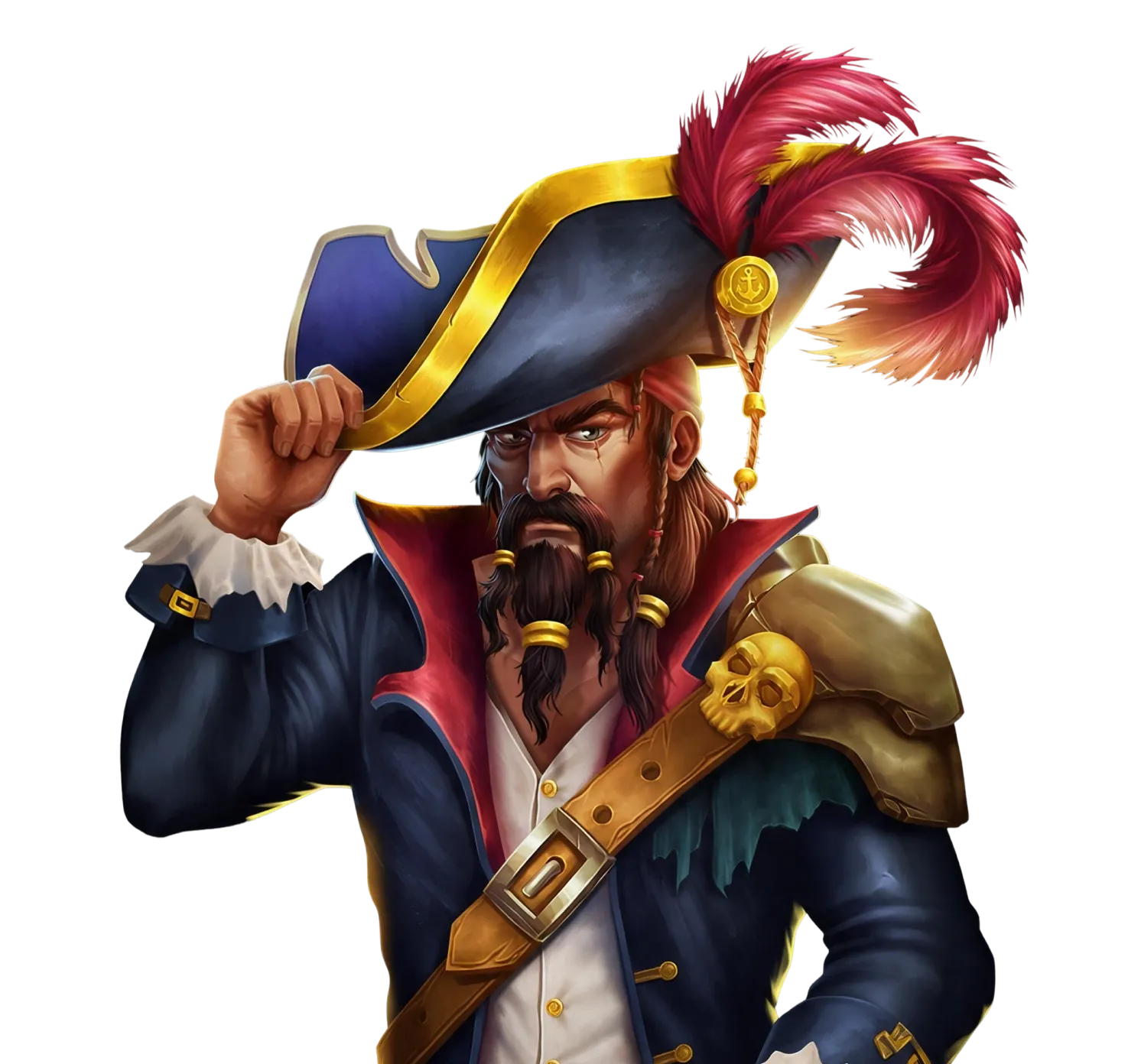 Pirate stuff desktop action banner character