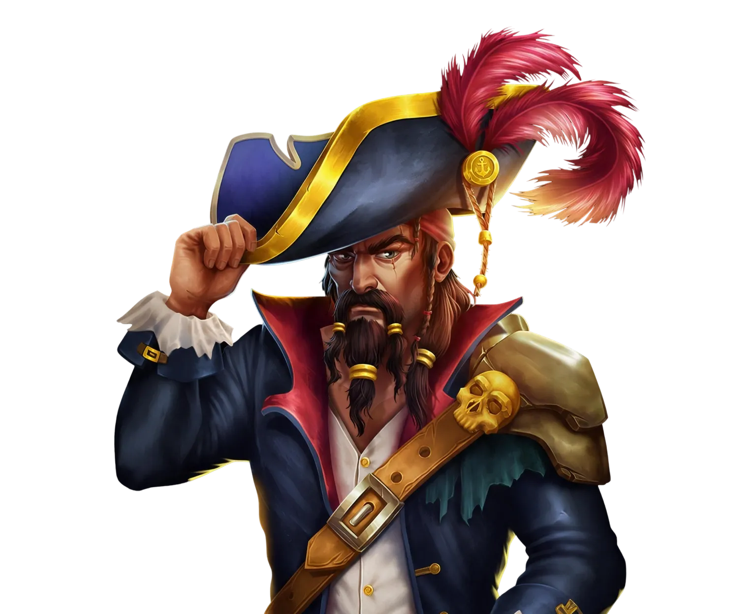 Pirate stuff tablet action banner character