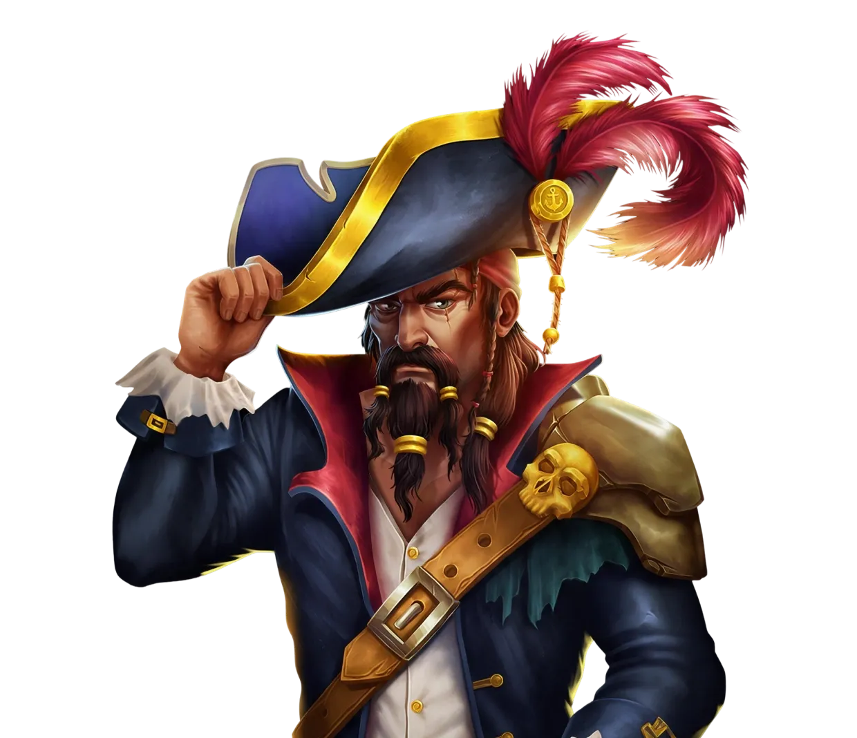 Pirate stuff hero character