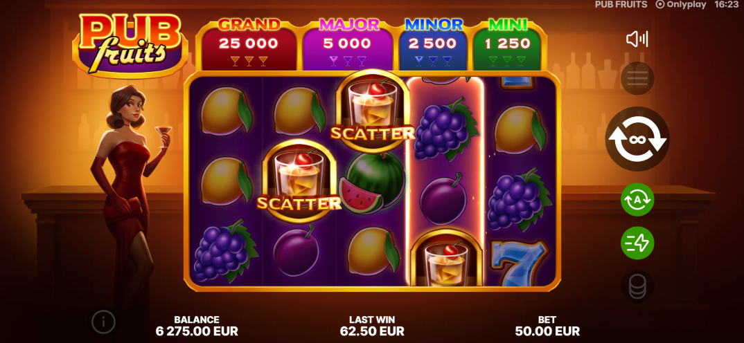 Pub Fruits gameplay screenshot 1