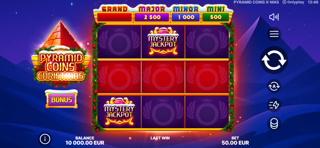 Pyramid Coins X-Mas gameplay screenshot 2