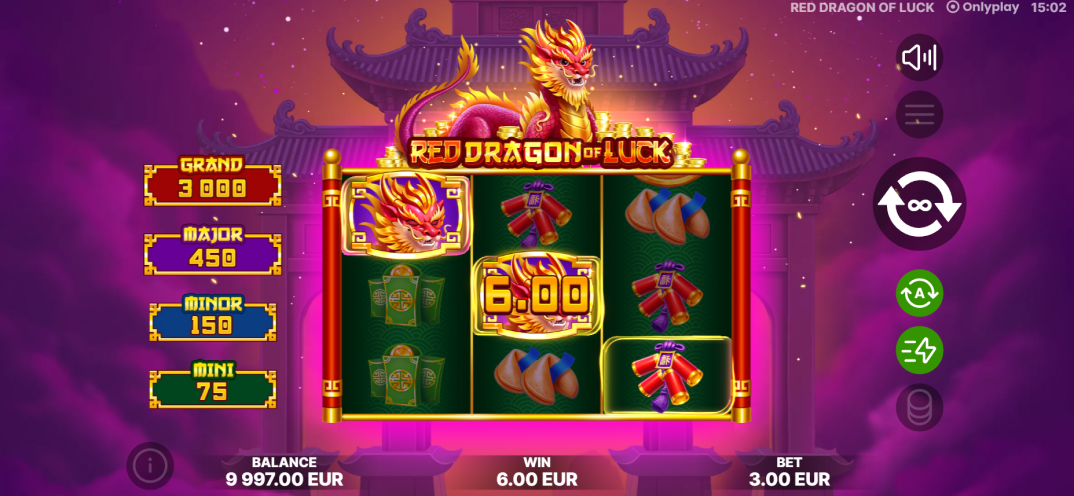 Red Dragon of Luck gameplay screenshot 1