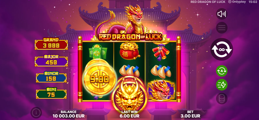 Red Dragon of Luck gameplay screenshot 2