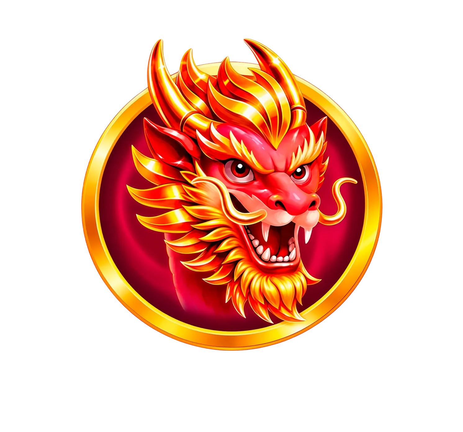 Red Dragon of Luck desktop action banner character