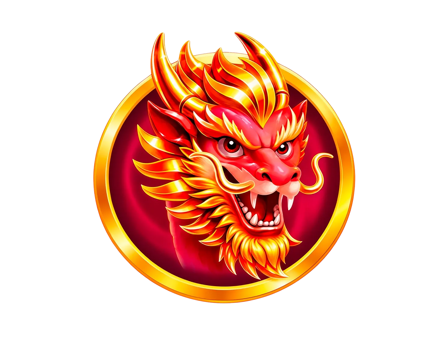 Red Dragon of Luck tablet action banner character
