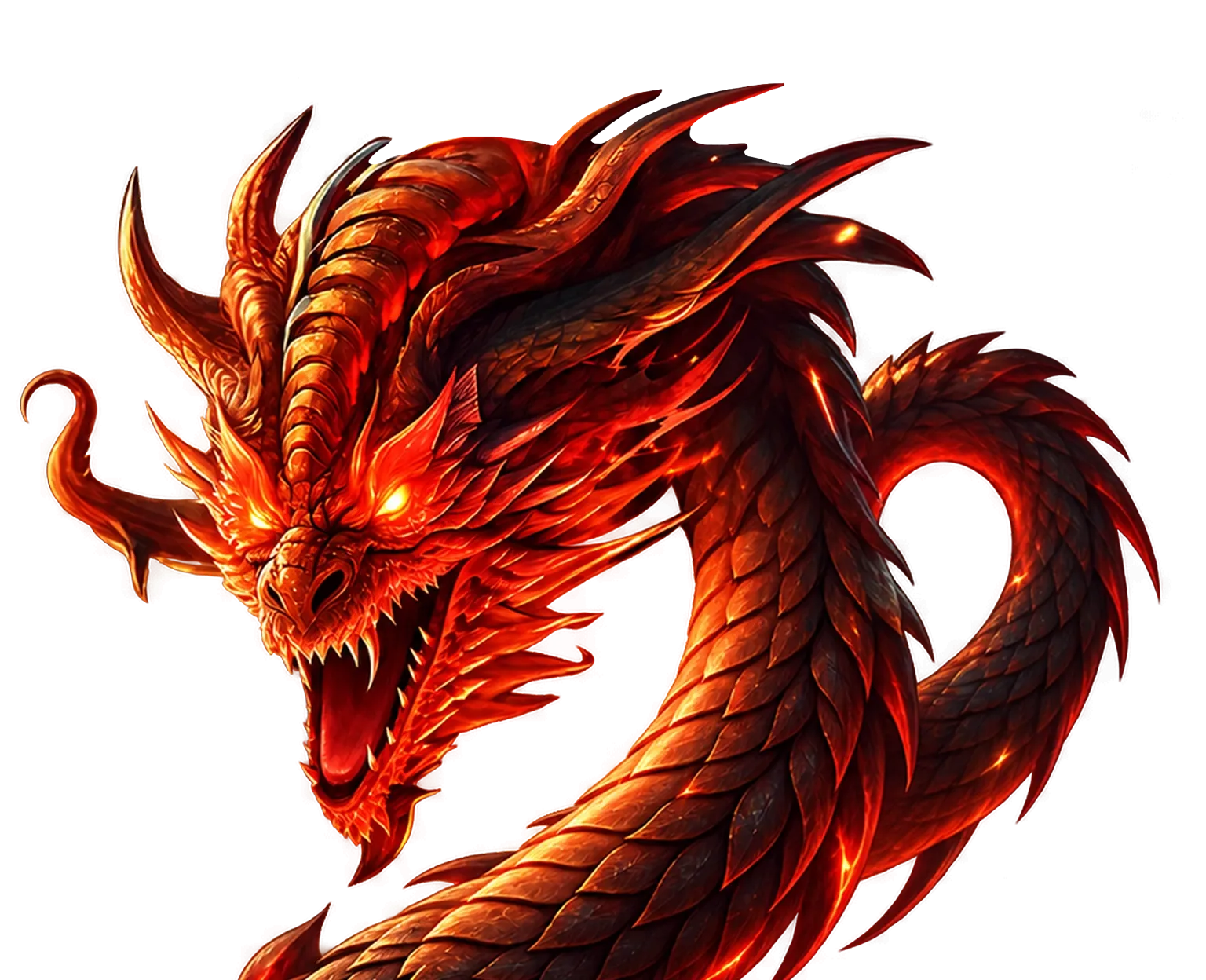 Red Dragon Ways tablet action banner character
