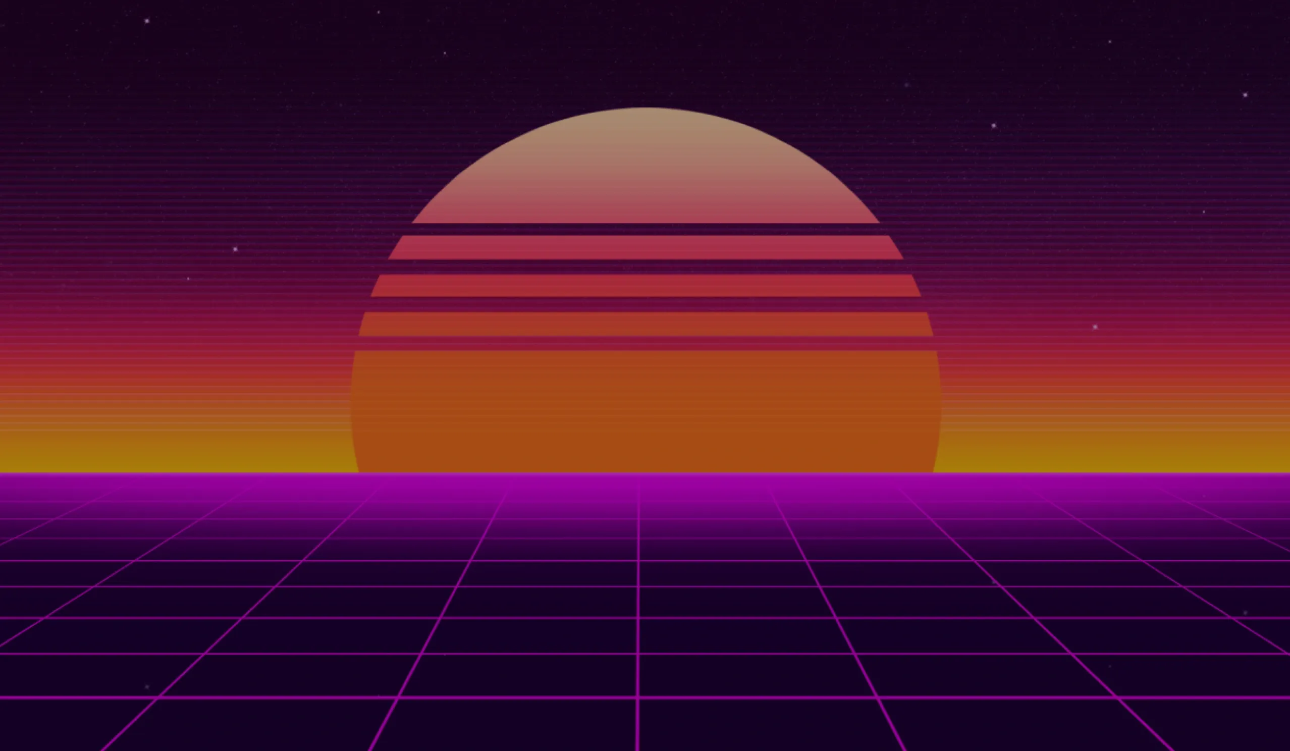 Retro Party desktop action banner background