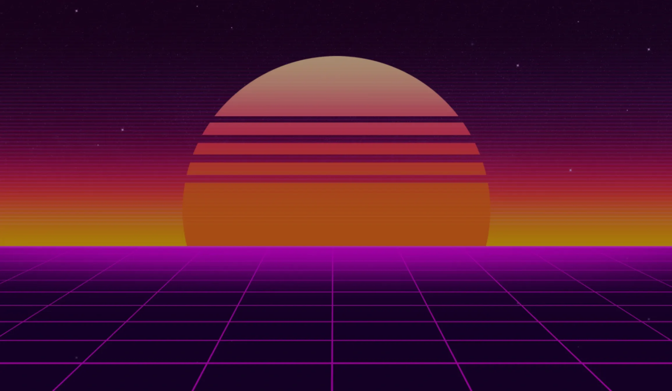 Retro Party tablet action banner background
