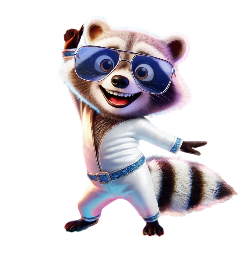 Retro Pedro mobile action banner character