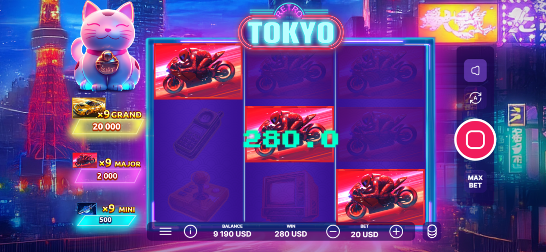 Retro Tokyo gameplay screenshot 2