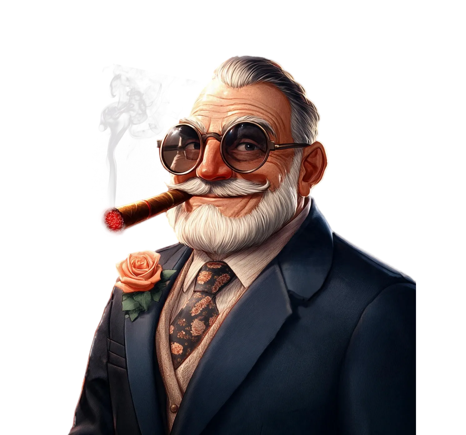 Rich Bankrupt desktop action banner character