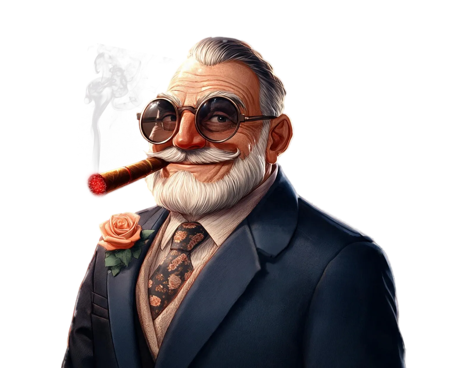 Rich Bankrupt tablet action banner character