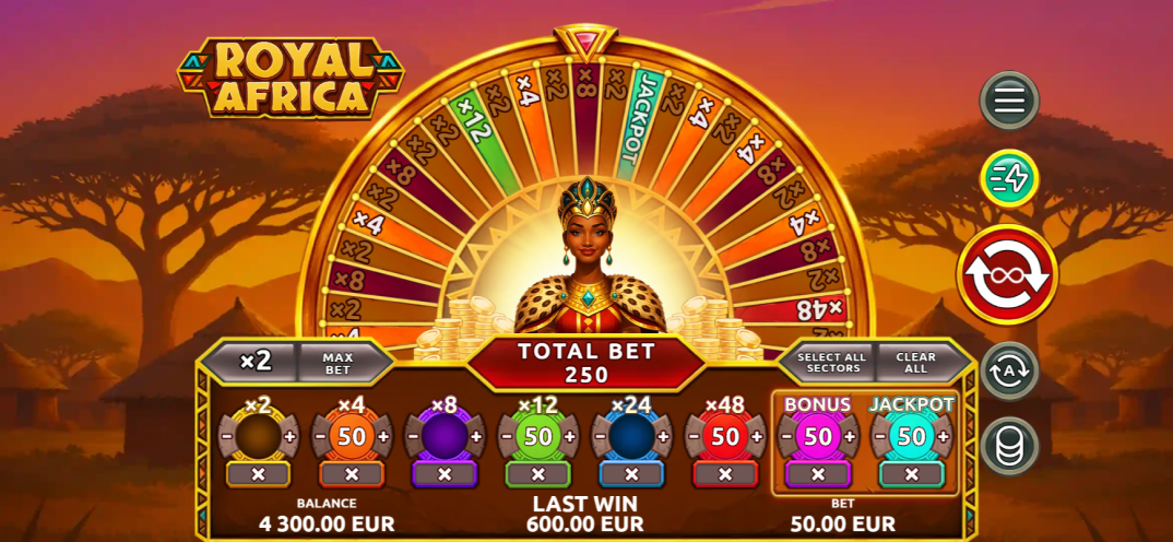 Royal Africa gameplay screenshot 1