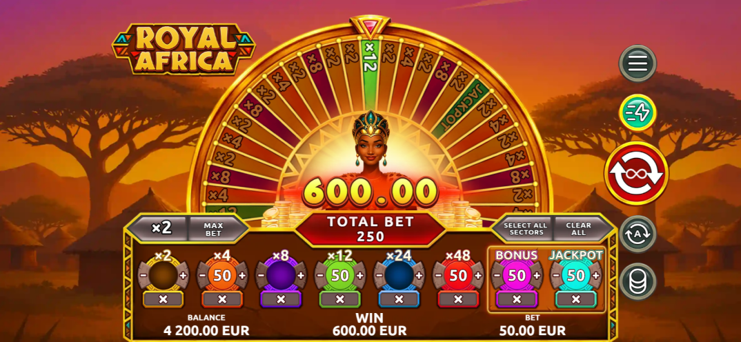 Royal Africa gameplay screenshot 2