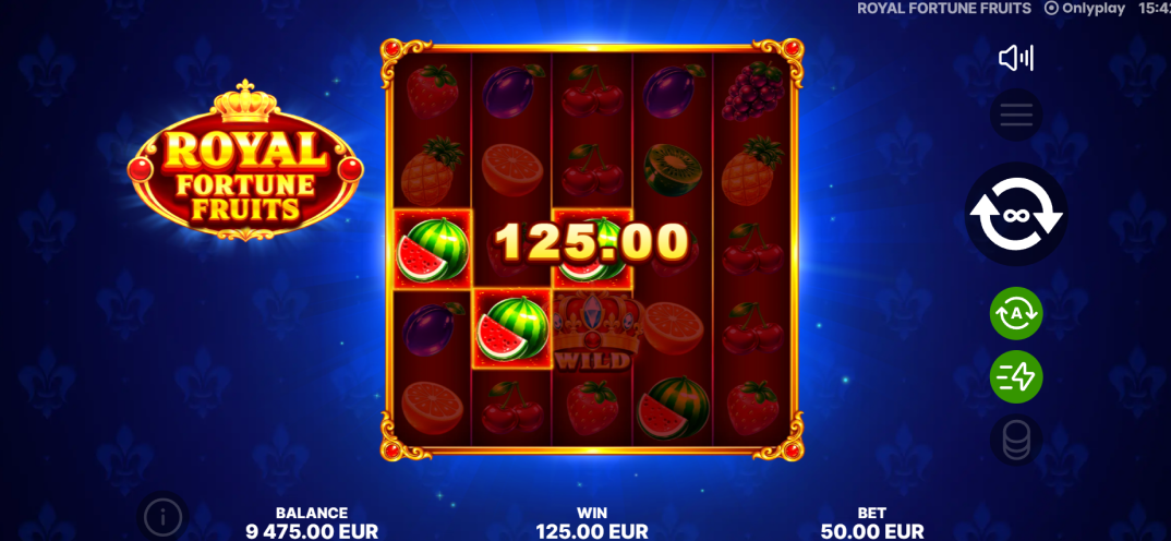 Royal Fortune Fruits gameplay screenshot 3