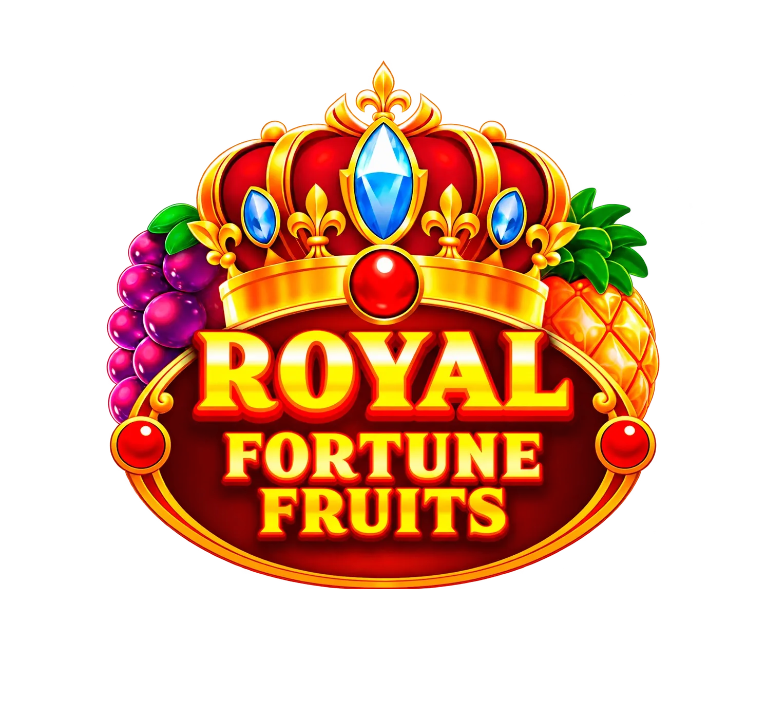 Royal Fortune Fruits desktop action banner character