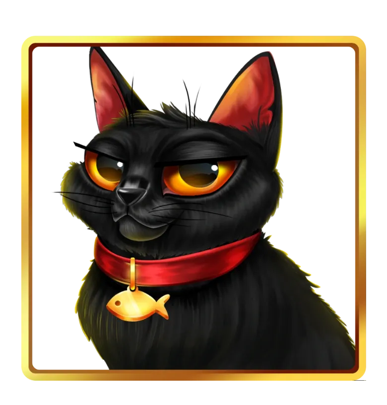 Royal Kitties mobile action banner character