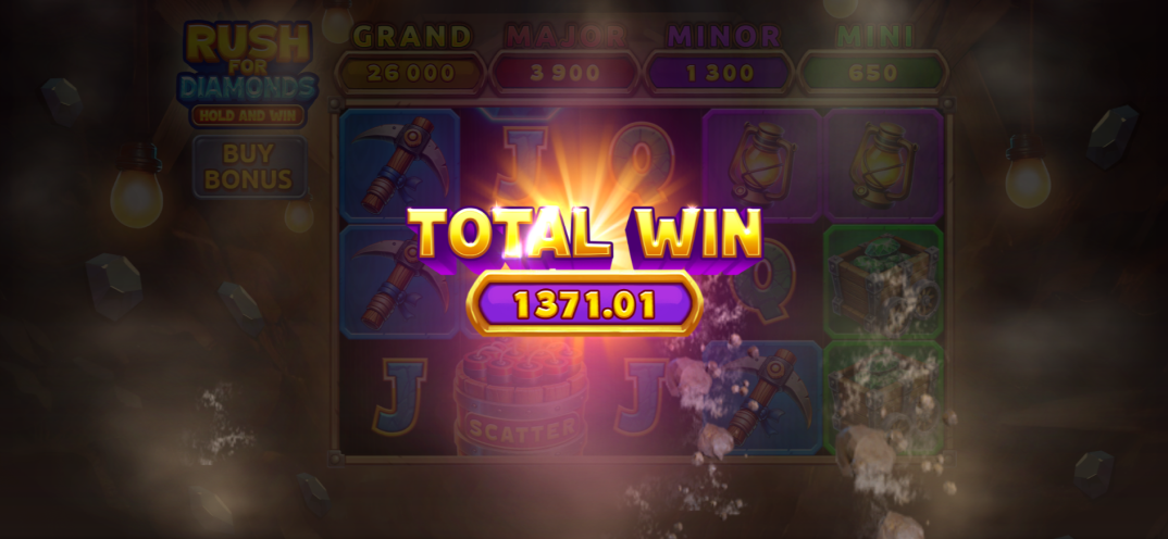 Rush for Diamonds: Hold and Win gameplay screenshot 4