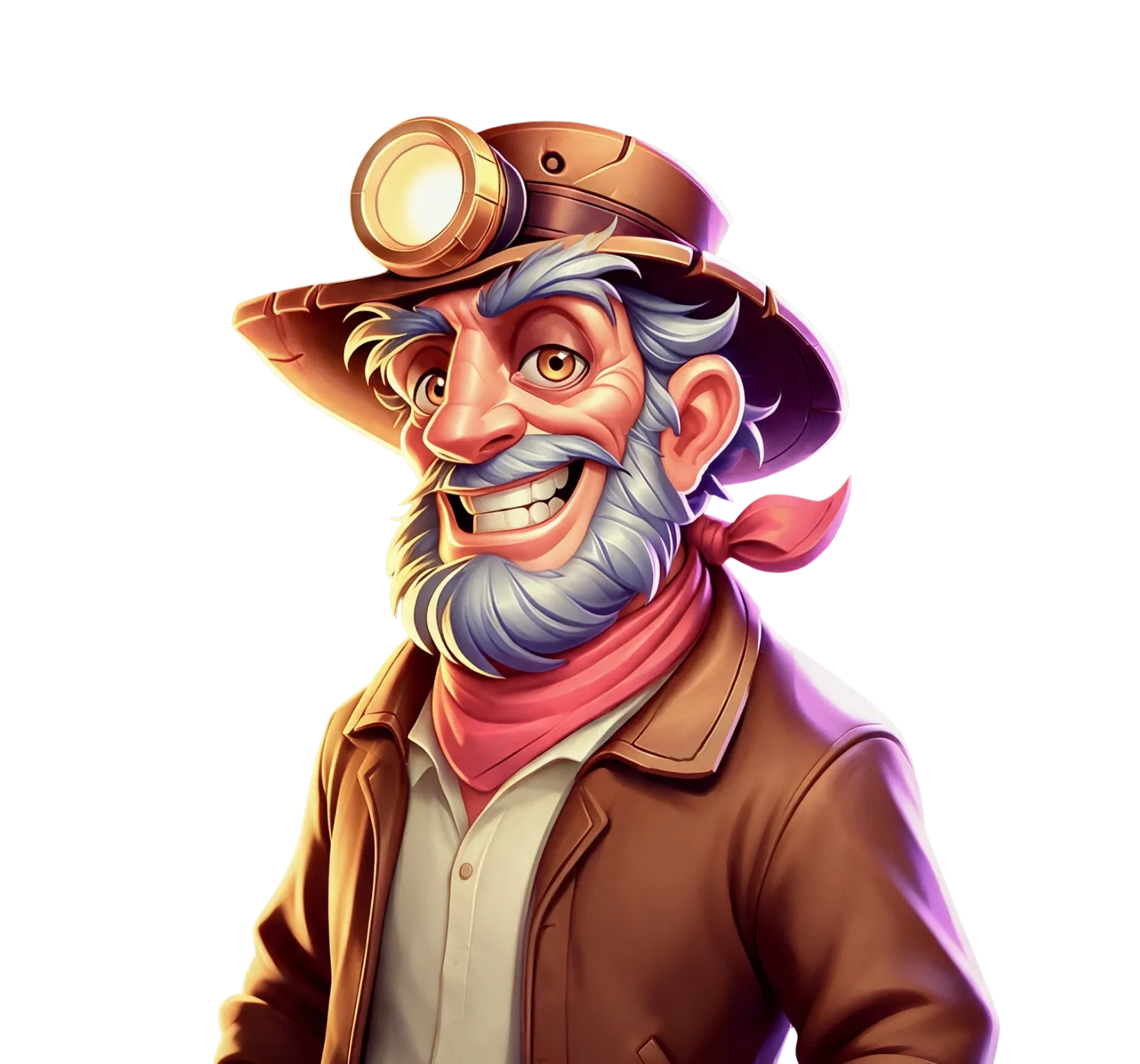 Rush for Diamonds: Hold and Win desktop action banner character