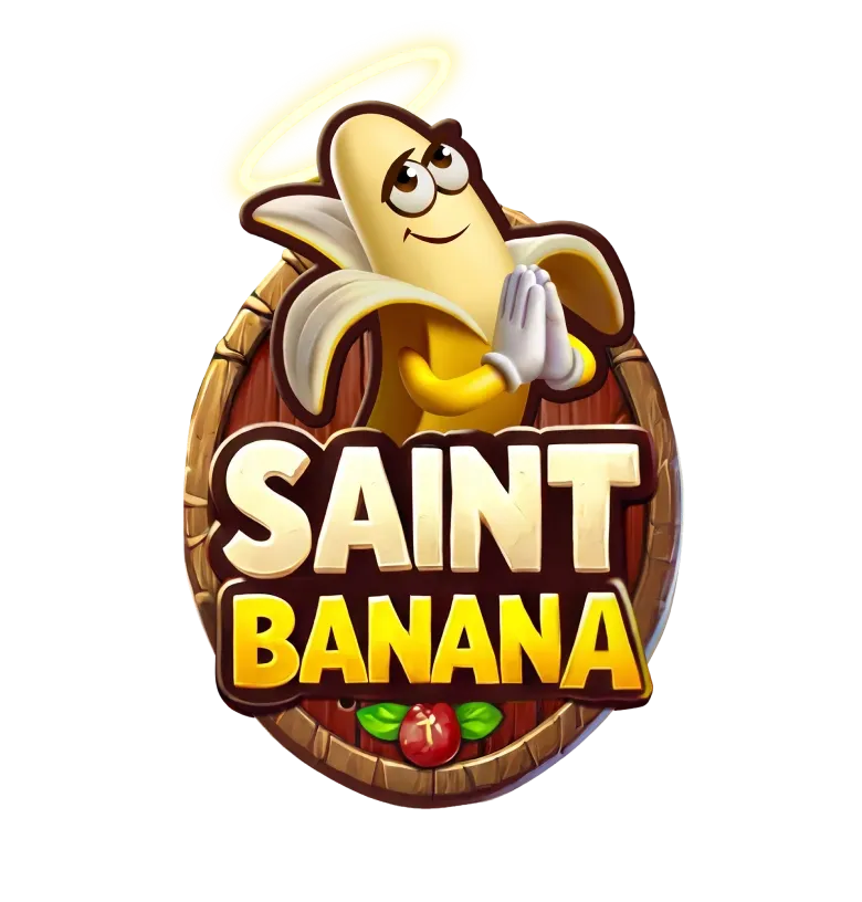 Saint Bananas mobile action banner character