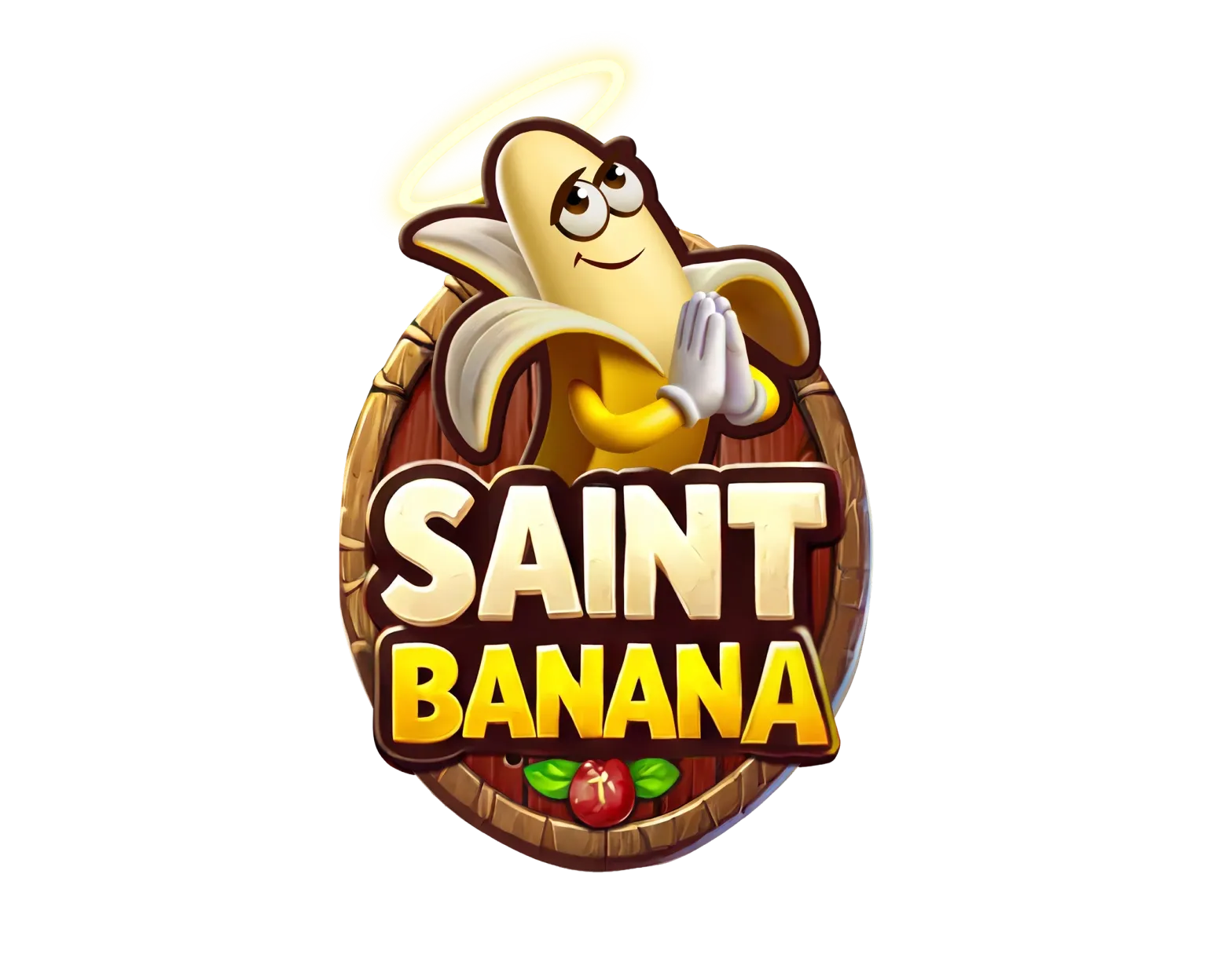 Saint Bananas tablet action banner character