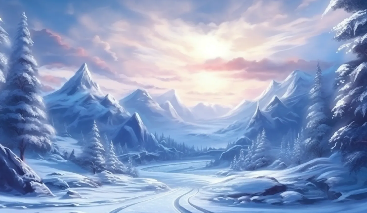 Snow Giants mobile action banner background