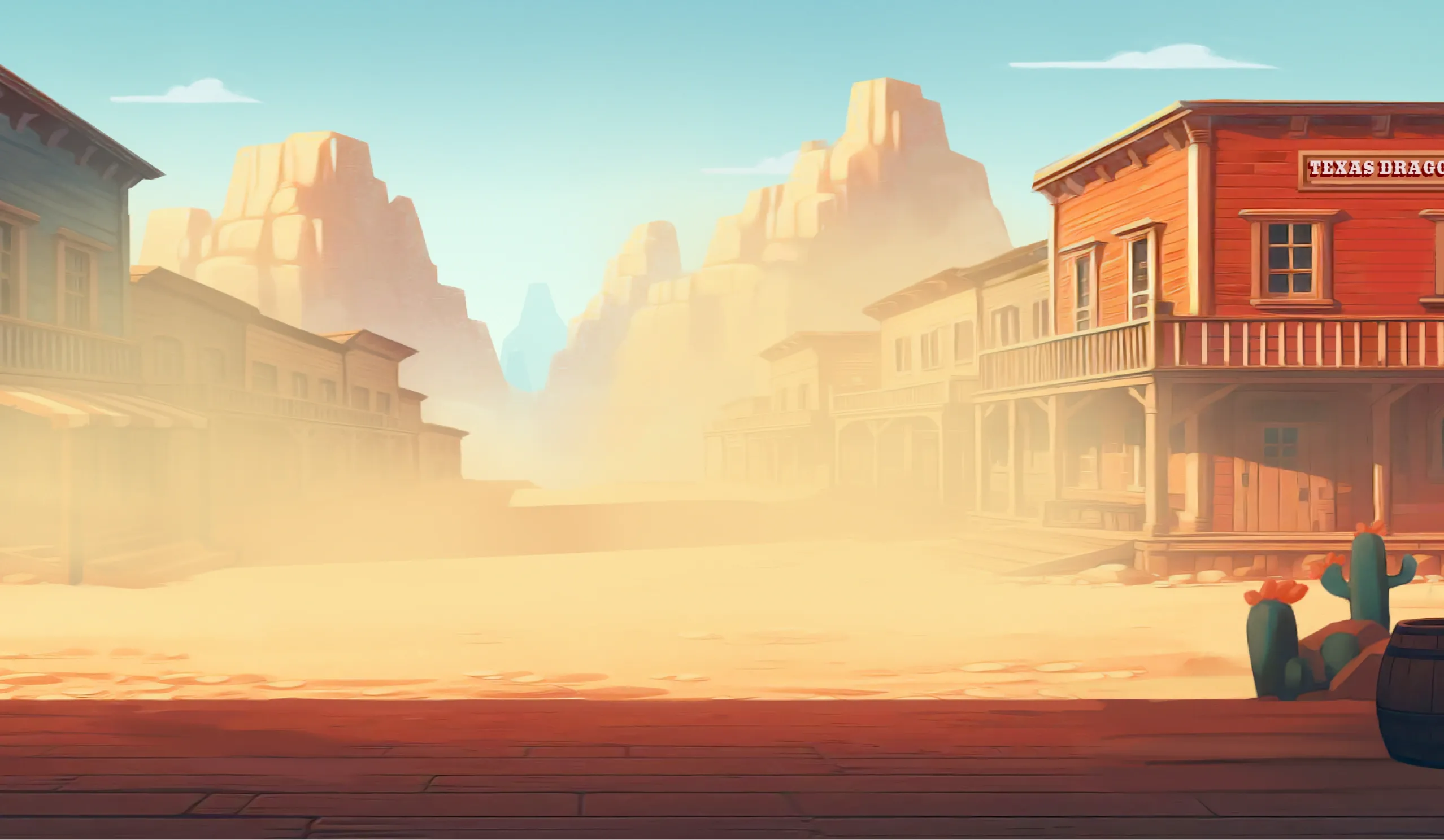 Texas Dragons desktop action banner background
